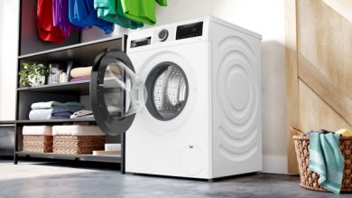 BOSCH Bosch | WGG1440TSN | Washing Machine | Energy efficiency class A | Front loading | Washing capacity 9 kg | 1400 RPM | Depth 58.8 cm | Width 59.8 cm | Display | LED | White WGG1440TSN