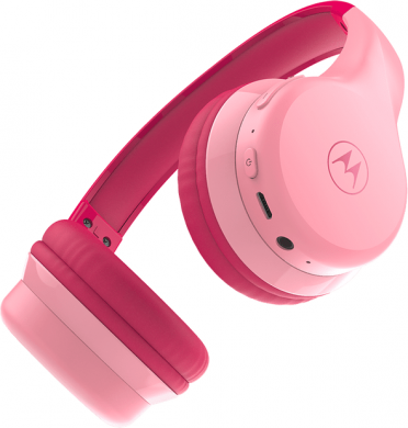  Motorola | Kids Headphones | Moto JR300 | Over-Ear Built-in microphone | Over-Ear | Bluetooth | Bluetooth | Wireless | Pink 505537470994