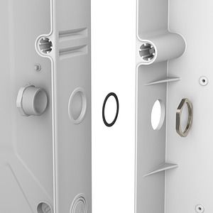 PCE Pressure screw for M40 cable feed
dimensions, M32x1,5, L=14.5mm, gray 0530 | Elektrika.lv