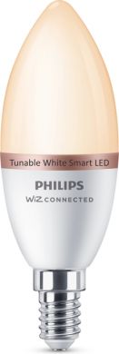 WiZ WiZ Viedā LED spuldze 4.9W(40W), C37, E14, 2700-6500K, 927-965, 470Lm, 1PF/6 929002448721 | Elektrika.lv