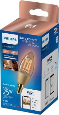 WiZ WiZ Smart LED bulb 4.9W(25W), C35, E14, 2000-5000K, 920-950, 370Lm, 1PF/6 929003017721 | Elektrika.lv
