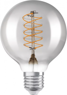 LEDVANCE LED Лампа Vintage 1906 GLOBE 80 DIM 30 7.8W E27 1800K 360lm DIM 4058075761179 | Elektrika.lv