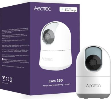 Aeotec Aeotec Cam 360 WiFi FullHD | AEOTEC | Cam 360 | 5 MP | H.264 | N/A GP-AEOCAMEU