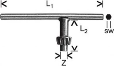 BOSCH Spare key to drill chuck 1607950041 | Elektrika.lv