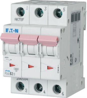EATON PL6-C16/3 Miniature Circuit Breaker 16A 3P C 286601 | Elektrika.lv