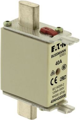 EATON 40A 500V GG/GL NH 000 Drošinātājs 40NHG000B | Elektrika.lv