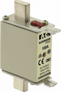 EATON 100A 500V GG/GL NH 000 Drošinātājs 100NHG000B | Elektrika.lv
