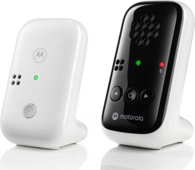  Motorola | Audio Baby Monitor | PIP10 | DECT Wireless Technology; High sensitivity microphone and crystal clear sound; Low Battery Alert; Mute/sound detection alert; Portable parent unit | White PIP10