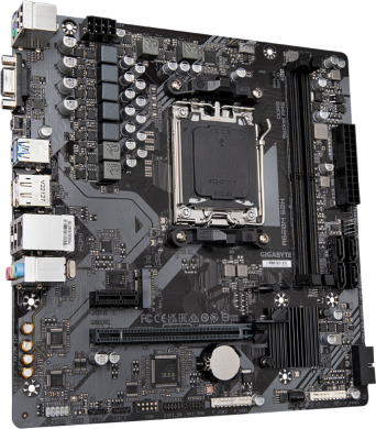 Gigabyte Gigabyte | A620M S2H 1.0 M/B | Processor family AMD | Processor socket AM5 | DDR5 DIMM | Memory slots 2 | Supported hard disk drive interfaces 	SATA, M.2 | Number of SATA connectors 4 | Chipset AMD A620 | Micro ATX A620M S2H