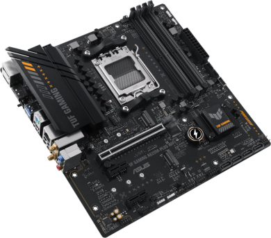 Asus Asus | TUF GAMING A620M-PLUS WIFI | Processor family AMD | Processor socket AM5 | DDR5 DIMM | Memory slots 4 | Supported hard disk drive interfaces 	SATA, M.2 | Number of SATA connectors 4 | Chipset AMD A620 | Micro-ATX 90MB1F00-M0EAY0