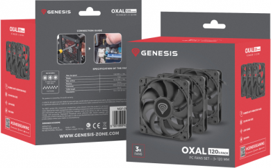 Genesis Genesis | Oxal 120 | Case fan NGF-2043