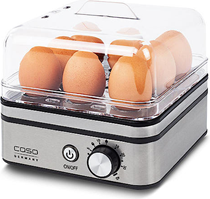 Caso Design Egg cooker, 8 egg(s), 400W, stainless steel, transparent 02771 | Elektrika.lv