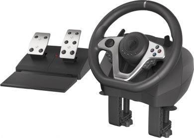 Genesis Genesis | Driving Wheel | Seaborg 400 | Silver/Black | Game racing wheel NGK-1567