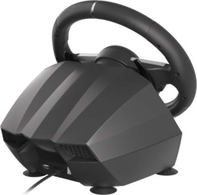 Genesis Genesis | Driving Wheel | Seaborg 400 | Silver/Black | Game racing wheel NGK-1567