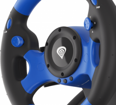 Genesis Genesis | Driving Wheel | Seaborg 350 | Blue/Black | Game racing wheel NGK-1566