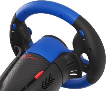 Genesis Genesis | Driving Wheel | Seaborg 350 | Blue/Black | Game racing wheel NGK-1566