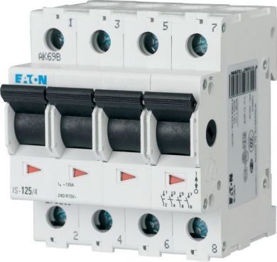 EATON IS-32/4 Main switch for distribution board 240/415VAC 32A 4-pole 276269 | Elektrika.lv