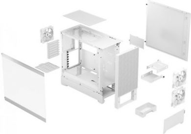  Fractal Design | Pop Air RGB | Side window | White TG Clear Tint | ATX, mATX, Mini ITX | ATX FD-C-POR1A-01