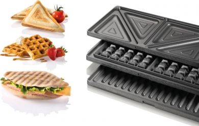 GORENJE Gorenje | Sandwich maker | SM703GCB | 700 W | Number of plates 3 | Number of pastry 2 | Black SM703GCB