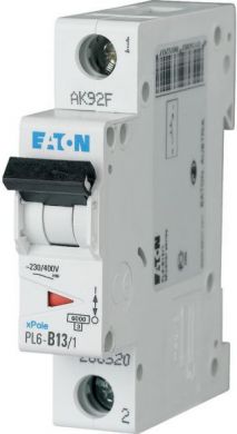 EATON PL6-C13/1 Aвтоматический выключатель 1P C 13A 286532 | Elektrika.lv
