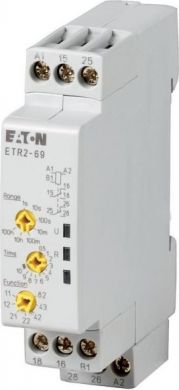 EATON ETR2-69 Timing relay 1W 0.05s-100h 24-240VAC 50/60Hz 24-48VDC 262689 | Elektrika.lv