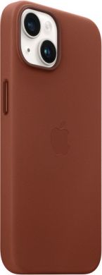 Apple Apple | 14 Leather Case with MagSafe | Case with MagSafe | Apple | iPhone 14 | Leather | Umber MPP73ZM/A