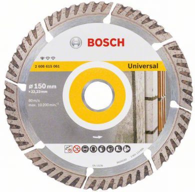 BOSCH Diamond cutting disc * Universal 150x22.23 mm 2608615061 | Elektrika.lv