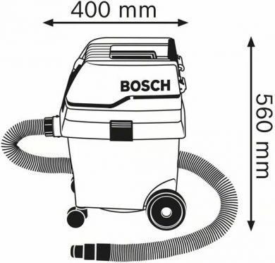 BOSCH GAS 25 L SFC Professional Vacuum cleaner for wet / dry debris 0601979103 | Elektrika.lv