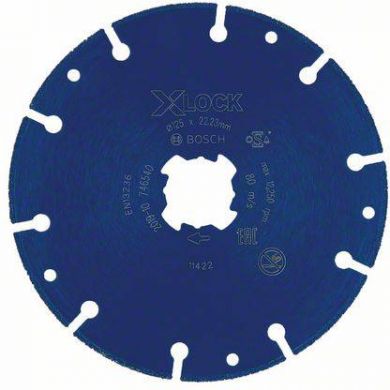 BOSCH Diamond cutting disc X-LOCK 125mm 2608900533 | Elektrika.lv
