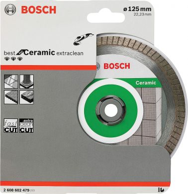 BOSCH Diamond cutting disc *** Ceramics  125mm;22,23mm 2608602479 | Elektrika.lv