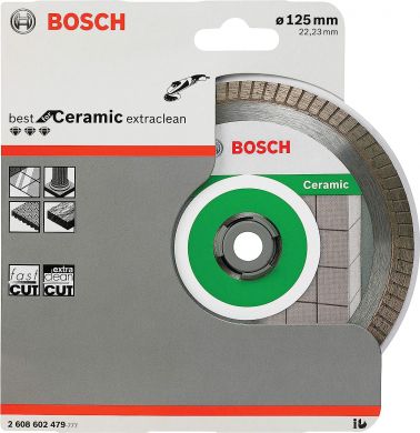 BOSCH Dimanta griešanas disks *** Flīzēm 125mm;22,23mm 2608602479 | Elektrika.lv