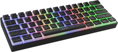 Genesis THOR 660 RGB LED US Mechanical Gaming Keyboard Ultra-fast, USB Type-C/Bluetooth, Black NKG-1914 | Elektrika.lv
