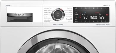 BOSCH Bosch | WAXH2KLOSN Series 6 | Washing Machine | Energy efficiency class B | Front loading | Washing capacity 10 kg | 1600 RPM | Depth 59 cm | Width 59.8 cm | Display | LED | White WAXH2KLOSN