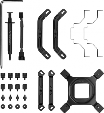 Deepcool Deepcool | CPU Air Cooler | AK500 Zero Dark | Intel, AMD R-AK500-BKNNMT-G-1