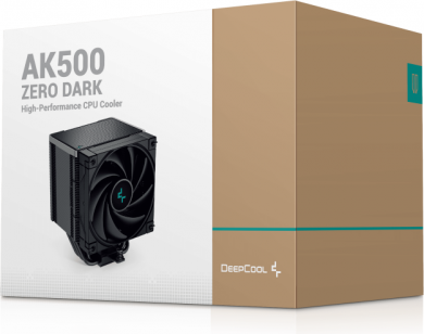 Deepcool Deepcool | CPU Air Cooler | AK500 Zero Dark | Intel, AMD R-AK500-BKNNMT-G-1
