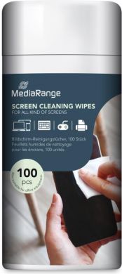  CLEANING WIPES 100PCS/MR720 MEDIARANGE MR720 | Elektrika.lv