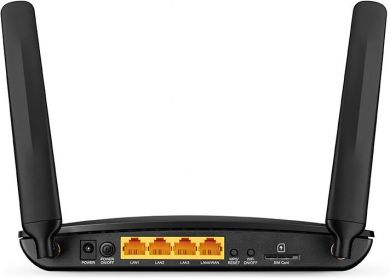 Tp-Link Wireless Router TP-LINK Router / Modem 1200 Mbps IEEE 802.11a IEEE 802.11 b/g IEEE 802.11n IEEE 802.11ac 3x10/100M LAN \ WAN ports 1 Number of antennas 2 4G ARCHERMR400 ARCHERMR400 | Elektrika.lv