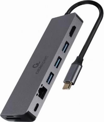 Gembird I/O ADAPTER USB-C TO HDMI/USB3/5IN1 A-CM-COMBO5-05 GEMBIRD A-CM-COMBO5-05 | Elektrika.lv