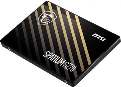 MSI SSD MSI SPATIUM S270 240GB SATA 3D NAND Write speed 400 MBytes/sec Read speed 500 MBytes/sec 2,5" TBW 250 TB MTBF 2000000 hours S78-440N070-P83 S78-440N070-P83 | Elektrika.lv