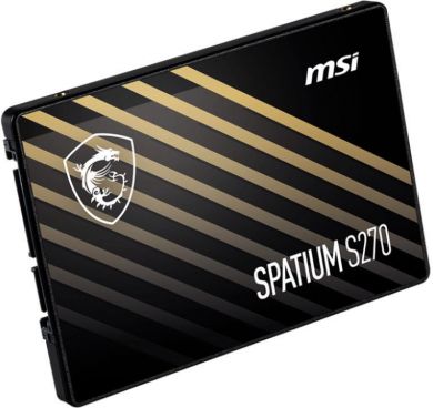 MSI SSD MSI SPATIUM S270 240GB SATA 3D NAND Write speed 400 MBytes/sec Read speed 500 MBytes/sec 2,5" TBW 250 TB MTBF 2000000 hours S78-440N070-P83 S78-440N070-P83 | Elektrika.lv