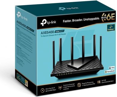 Tp-Link Wireless Router TP-LINK Wireless Router 5400 Mbps Wi-Fi 6e USB 3.0 Number of antennas 6 ARCHERAXE75 ARCHERAXE75 | Elektrika.lv