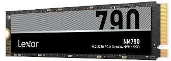 Lexar SSD LEXAR NM790 4TB M.2 PCIe Gen4 NVMe Write speed 6500 MBytes/sec Read speed 7400 MBytes/sec 2.45mm TBW 3000 TB MTBF 1500000 hours LNM790X004T-RNNNG LNM790X004T-RNNNG | Elektrika.lv