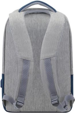 Rivacase NB CASE ANTI-THEFT 15.6"/7562 GREY/DARK BLUE RIVACASE 7562GREY/DARKBLUE | Elektrika.lv
