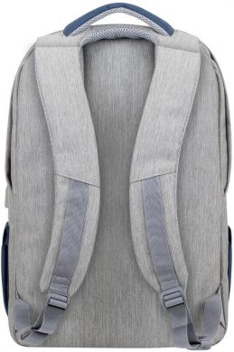 Rivacase NB BACKPACK ANTI-THEFT 17.3"/7567 GREY/DARK BLUE RIVACASE 7567GREY/DARKBLUE | Elektrika.lv