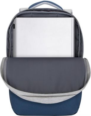 Rivacase NB BACKPACK ANTI-THEFT 17.3"/7567 GREY/DARK BLUE RIVACASE 7567GREY/DARKBLUE | Elektrika.lv