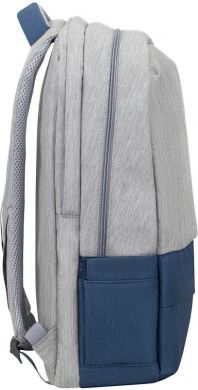 Rivacase NB BACKPACK ANTI-THEFT 17.3"/7567 GREY/DARK BLUE RIVACASE 7567GREY/DARKBLUE | Elektrika.lv