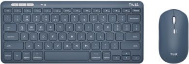 TRUST KEYBOARD +MOUSE WRL LYRA/BLUE 24937 TRUST 24937 | Elektrika.lv