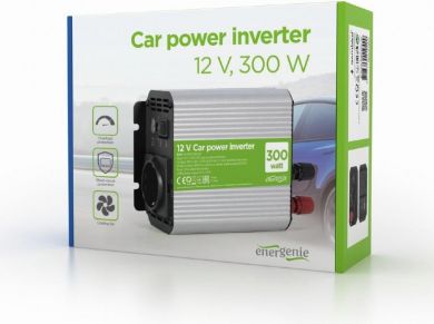 Gembird POWER INVERTER CAR 12V 300W/EG-PWC300-01 GEMBIRD EG-PWC300-01 | Elektrika.lv
