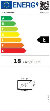 LG LCD Monitor|LG|24TQ510S-PZ|23.6"|TV Monitor/Smart|1366x768|16:9|14 ms|Speakers|Colour Black|24TQ510S-PZ 24TQ510S-PZ