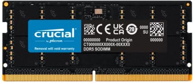 Crucial NB MEMORY 32GB DDR5-4800 SO/CT32G48C40S5 CRUCIAL CT32G48C40S5 | Elektrika.lv